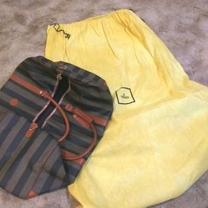 COPY - Fendi bundle: duffle bag with strap and storage bag and keychain